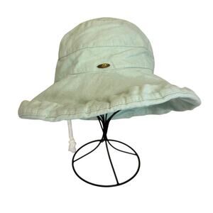 Scala Collezione Bucket Sun Hat One Size Seafoam Green Beach Summer Adjustable
